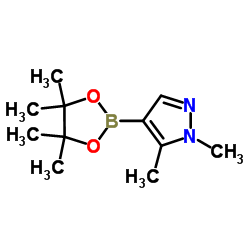 1,5-二甲基-1H-吡唑-4-硼酸频那醇酯结构式