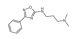 N1,N1-dimethyl-N3-(3-phenyl-1,2,4-oxadiazol-5-yl)propane-1,3-diamine结构式