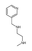 N-methyl-N'-(pyridin-3-ylmethyl)ethane-1,2-diamine结构式