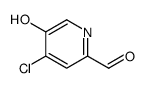 4-chloro-5-hydroxypyridine-2-carbaldehyde Structure