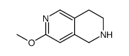 7-methoxy-1,2,3,4-tetrahydro-2,6-naphthyridine结构式