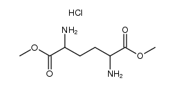 dimethyl 2,5-diaminohexanedioate dihydrochloride结构式