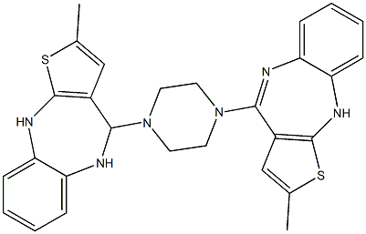 奥氮平杂质I结构式