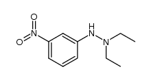 N,N-diethyl-N'-(3-nitrophenyl)hydrazine结构式