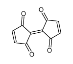 2-(2,5-dioxocyclopent-3-en-1-ylidene)cyclopent-4-ene-1,3-dione结构式