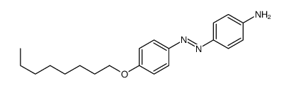 4-[(1E)-2-[4-(Octyloxy)phenyl]diazenyl]-benzenamine结构式