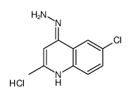 6-氯-4-肼基-2-甲基-喹啉盐酸盐结构式