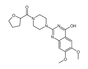 6,7-Dimethoxy-2-(4-(tetrahydrofuran-2-carbonyl)piperazin-1-yl)quinazolin-4(1H)-one Structure