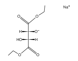 Lg-tartaric acid diethyl ester, sodium-compound结构式