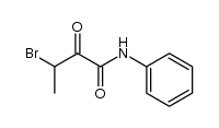3-bromo-2-oxo-N-phenylbutanamide Structure