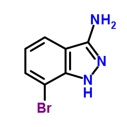 7-溴-1H-吲唑-3-胺结构式