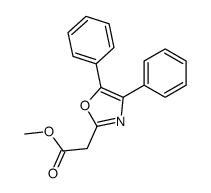 methyl 2-(4,5-diphenyl-1,3-oxazol-2-yl)acetate Structure