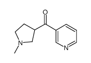 (R,S)-1-Methyl-3-nicotinoylpyrrolidine Structure