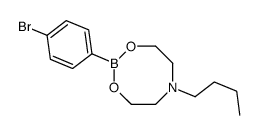 6-Butyl-2-(4-bromophenyl)-1,3,6,2-dioxazaborocane Structure