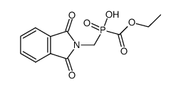 ethoxycarbonyl-phthalimidomethylphosphinic acid Structure