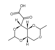 3,5,4,6-diethylidene-L-xylo-2-hexulosonic acid Structure