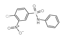 4-氯-3-硝基-N-苯基苯磺酰胺结构式