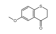 6-METHOXY-3,4-DIHYDRO-2H-1-BENZOTHIIN-4-ONE结构式