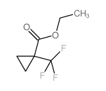 1-三氟甲基环丙烷-1-甲酸乙酯结构式