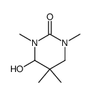 4-hydroxy-1,3,5,5-tetramethyl-tetrahydro-pyrimidin-2-one结构式