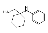 N-[1-(AMINOMETHYL)CYCLOHEXYL]-N-PHENYLAMINE Structure