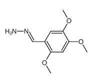 2,4,5-TRIMETHOXY-BENZYLIDENE)-HYDRAZINE Structure