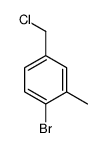 1-溴-4-(氯甲基)-2-甲基苯结构式