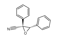 (Z)-2,3-diphenyl-oxirane-2-carbonitrile Structure