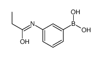 3-(丙酰胺)苯硼酸结构式