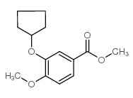 3-(环戊基氧基)-4-甲氧基苯甲酸甲酯结构式