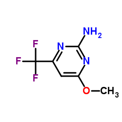 2-氨基-4-甲氧基-6-三氟甲基吡啶结构式