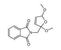 N-(2,5-dimethoxy-2,5-dihydro-furan-2-ylmethyl)-phthalimide结构式
