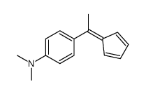 4-(1-cyclopenta-2,4-dien-1-ylideneethyl)-N,N-dimethylaniline结构式