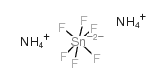 ammonium hexafluorostannate Structure