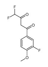 4,4-difluoro-1-(3-fluoro-4-methoxyphenyl)butane-1,3-dione picture