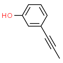 Phenol, 3-(1-propynyl)- (9CI) Structure