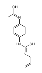 1-(4-acetamidophenyl)-3-allylthiourea结构式