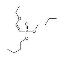 1-[butoxy(2-ethoxyethenyl)phosphoryl]oxybutane Structure