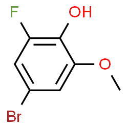 4-Bromo-2-fluoro-6-methoxyphenol Structure