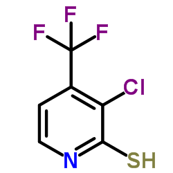 3-Chloro-4-(trifluoromethyl)-2-pyridinethiol Structure