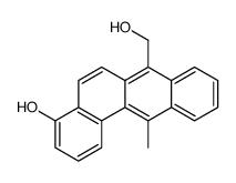7-(hydroxymethyl)-12-methylbenzo[a]anthracen-4-ol结构式