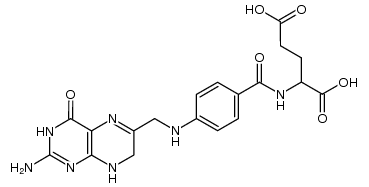 7,8-dihydrofolic acid Structure