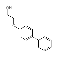 2-(4-phenylphenoxy)ethanol结构式