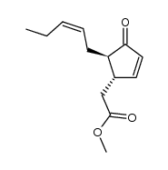 methyl 4,5-dehydrojasmonate Structure