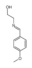 2-[(p-methoxybenzylidene)amino]ethanol结构式
