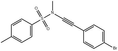 N-((4-Bromophenyl)ethynyl)-N,4-dimethylbenzenesulfonamide Structure