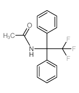 Acetamide,N-(2,2,2-trifluoro-1,1-diphenylethyl)- Structure