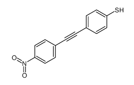 4-[2-(4-nitrophenyl)ethynyl]benzenethiol结构式