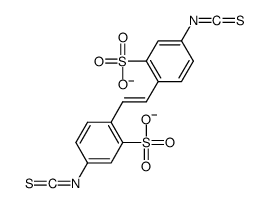 4,4`-二异硫氰基-2,2`-芪二磺酸二钠水合物结构式
