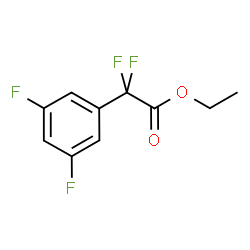 2-(3,5-二氟苯基)-2,2-二氟乙酸乙酯结构式